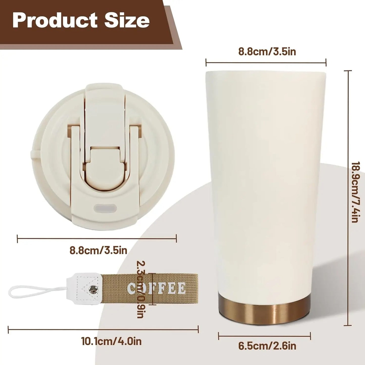 Sakura Blossom Art Tumbler with Straw