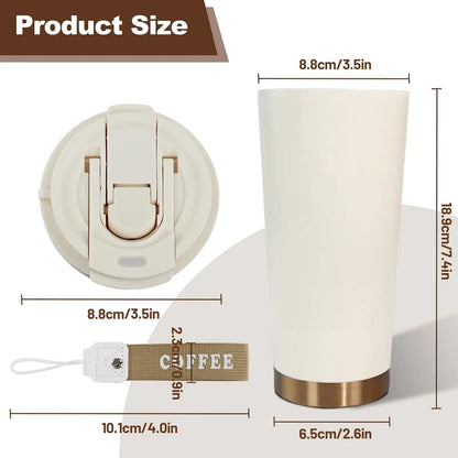 Sakura Blossom Art Tumbler with Straw